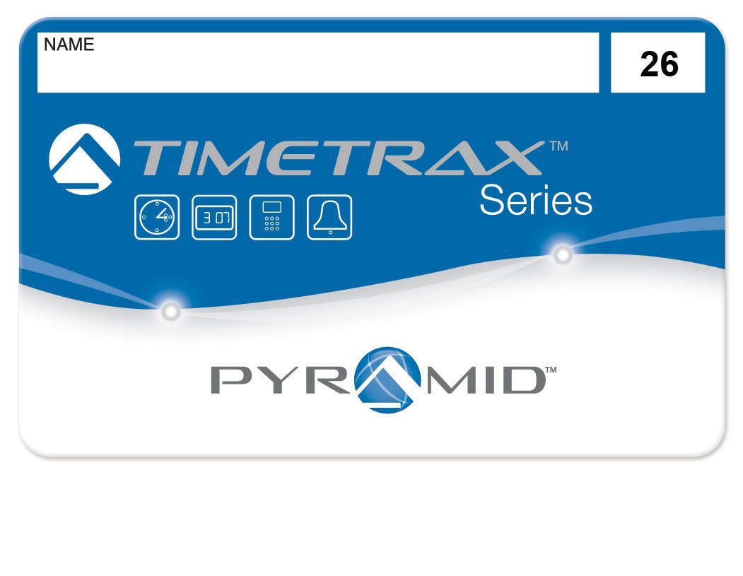 Pyramid Time Systems 41303 Swipe Cards 26-50 For Timetrax Ttez, Ttezek, Psdlaubkk, Ttpro, Ttmobile, Time Clock. Requires 25 Empl