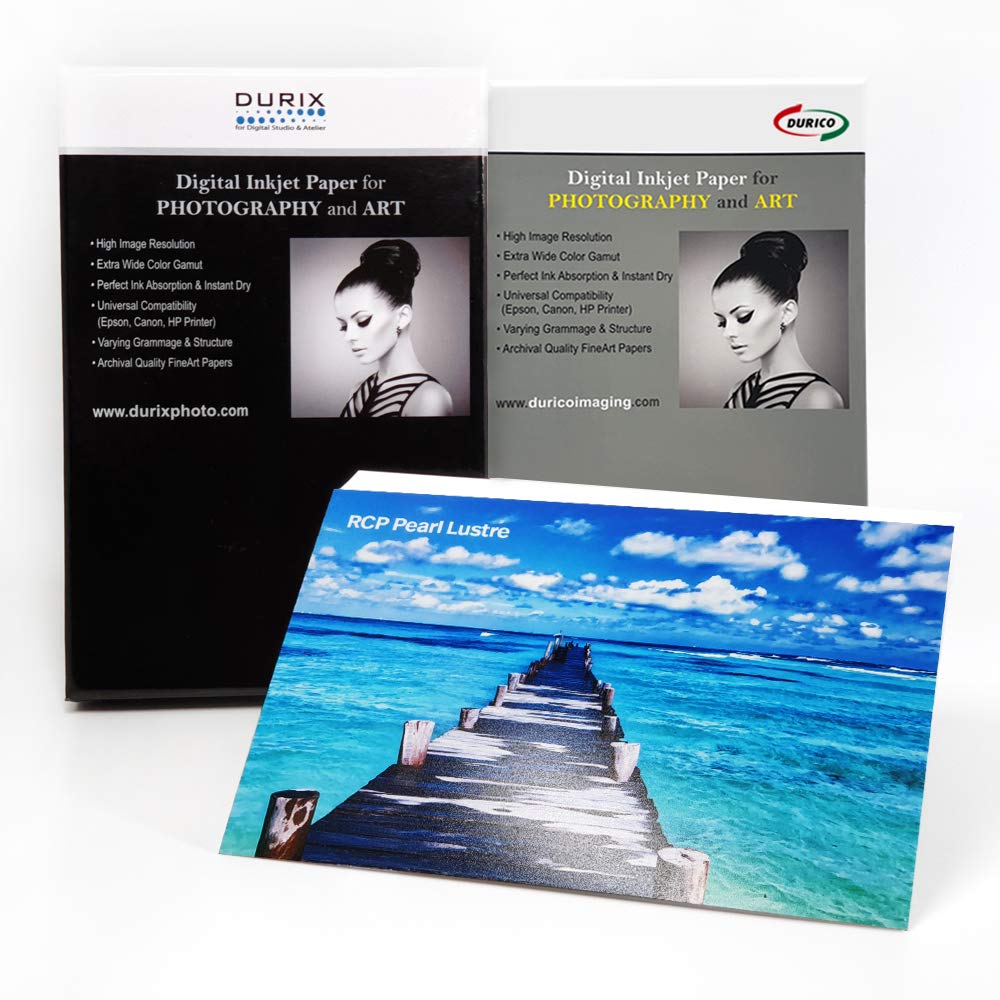 Durico Rcp Pearl Lustre 300Gsm Digital Inkjet Photo Paper (8.5-X-11-Inch/ 50 Sheets)