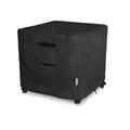 Aacabo Patio Ottoman Cover,32W x 32D x 18H inch,Waterproof Square Patio Small Side Table Cover,Suitable for 3-Piece Outdoor Wick
