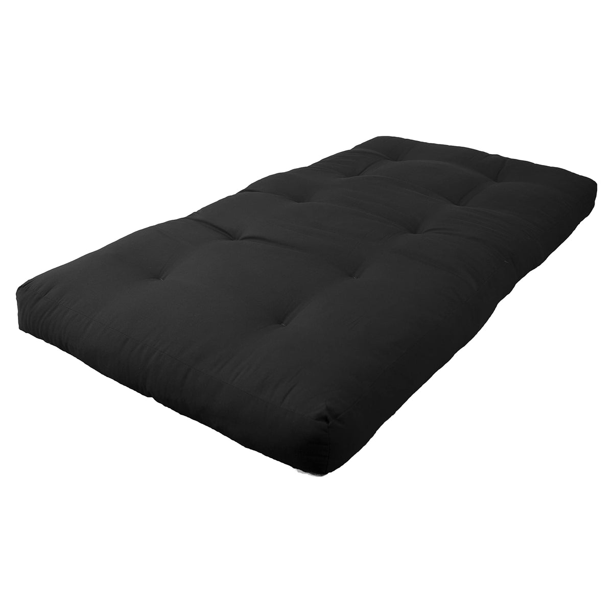 Blazing Needles Renewal 6&quot; Twill Futon Mattress, Twin, Black