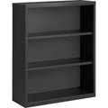 Lorell Fortress Series Charcoal Bookcase, 34.5" X 13" X 42"
