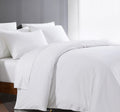 White Duvet Cover Queen Full Size 1000 Thread Count 100% Egyptian Cotton Long Staple Quilt Cover Silky Soft, Breathable With Hid