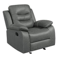 Coaster Home Furnishings Nova Upholstered Glider Recliner Chair Dark Grey