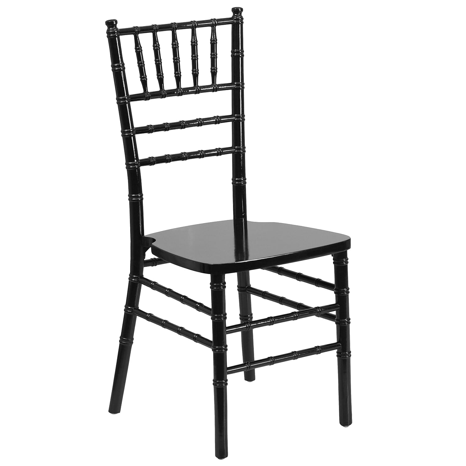 Flash Furniture HERCULES Series Black Wood Chiavari Chair