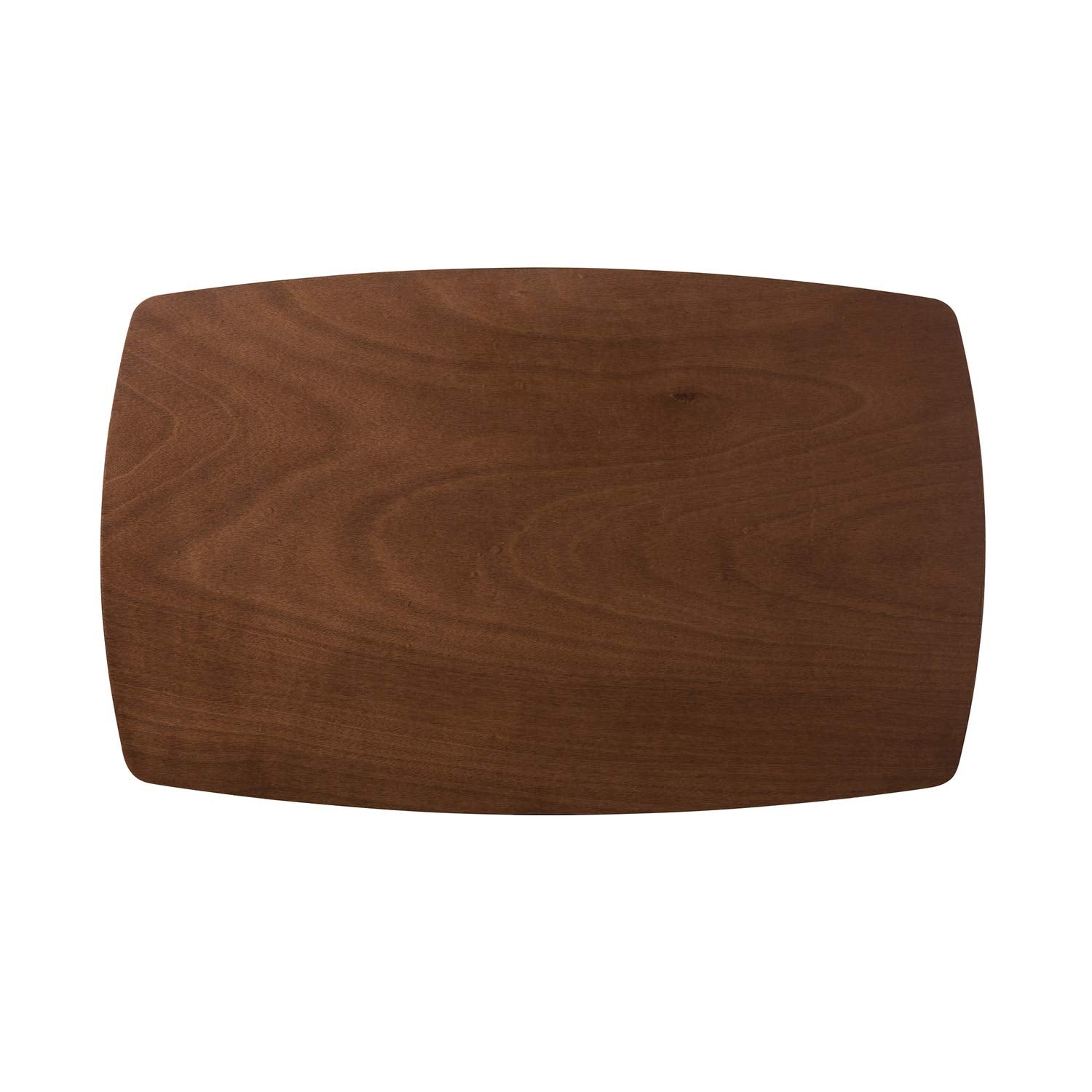 Baxton Studio Hadrea Mid-Century Modern Walnut-Finished Dark Grey Fabric Upholstered 5-Piece Dining Set Grey//Medium Wood/Mid-Century/Table/Fabric Polyester 100%&quot;/Rubber Wood/Foam