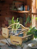 Gardeners Supply Company Large Garden Hod Harvest Basket | Versatile Gardening Fruits & Vegetables Gathering Basket | Natural Sm