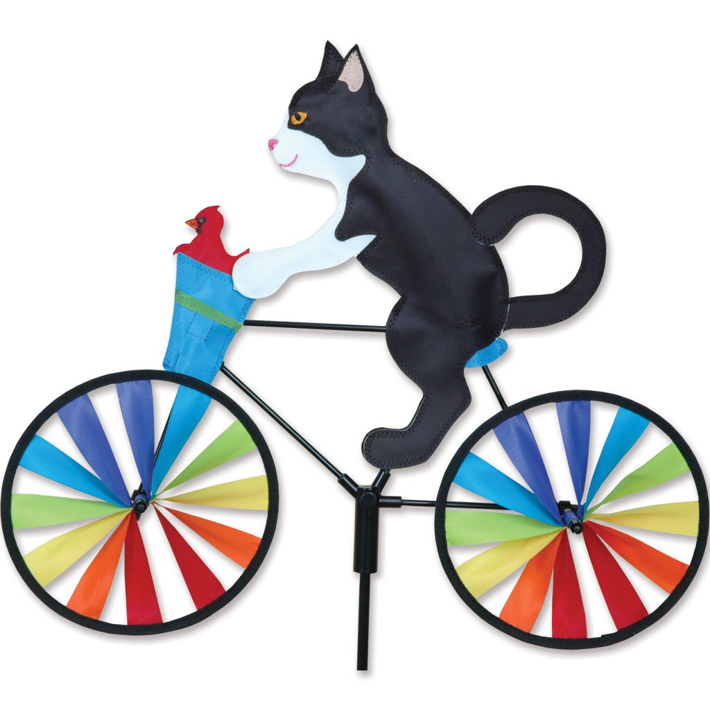 20 In. Bike Spinner - Tuxedo Cat