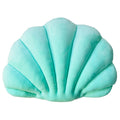 Yrxrus Shell Throw Pillows, Lake Green Shell Shaped Pillow, Small Cute Seashell Decorative Pillow Ocean Series Cushion For Bedro