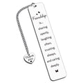 Santa Swap Gift For Friends, White Elephant Gifts, Friendship Best Friend Gifts For Women Christmas Friendship Bookmark For Best