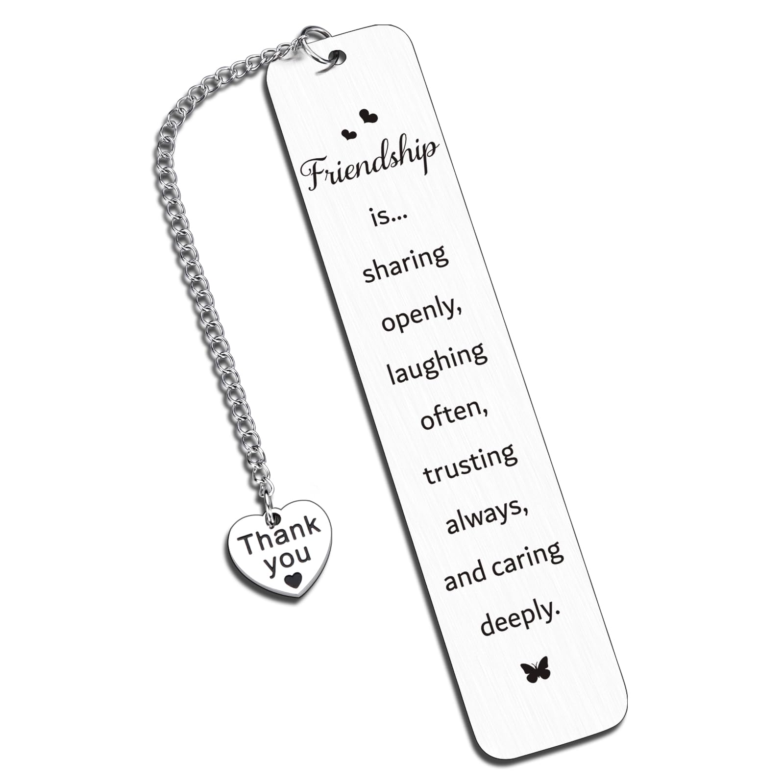 Santa Swap Gift For Friends, White Elephant Gifts, Friendship Best Friend Gifts For Women Christmas Friendship Bookmark For Best