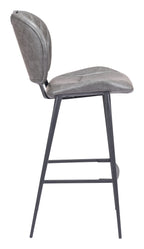 Zuo Terrence Barstool Vintage Gray