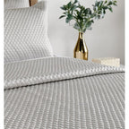 Kosas Home Winthrop 98X94 Matte Poly Sateen Fabric Queen Quilt In Gray/Silver