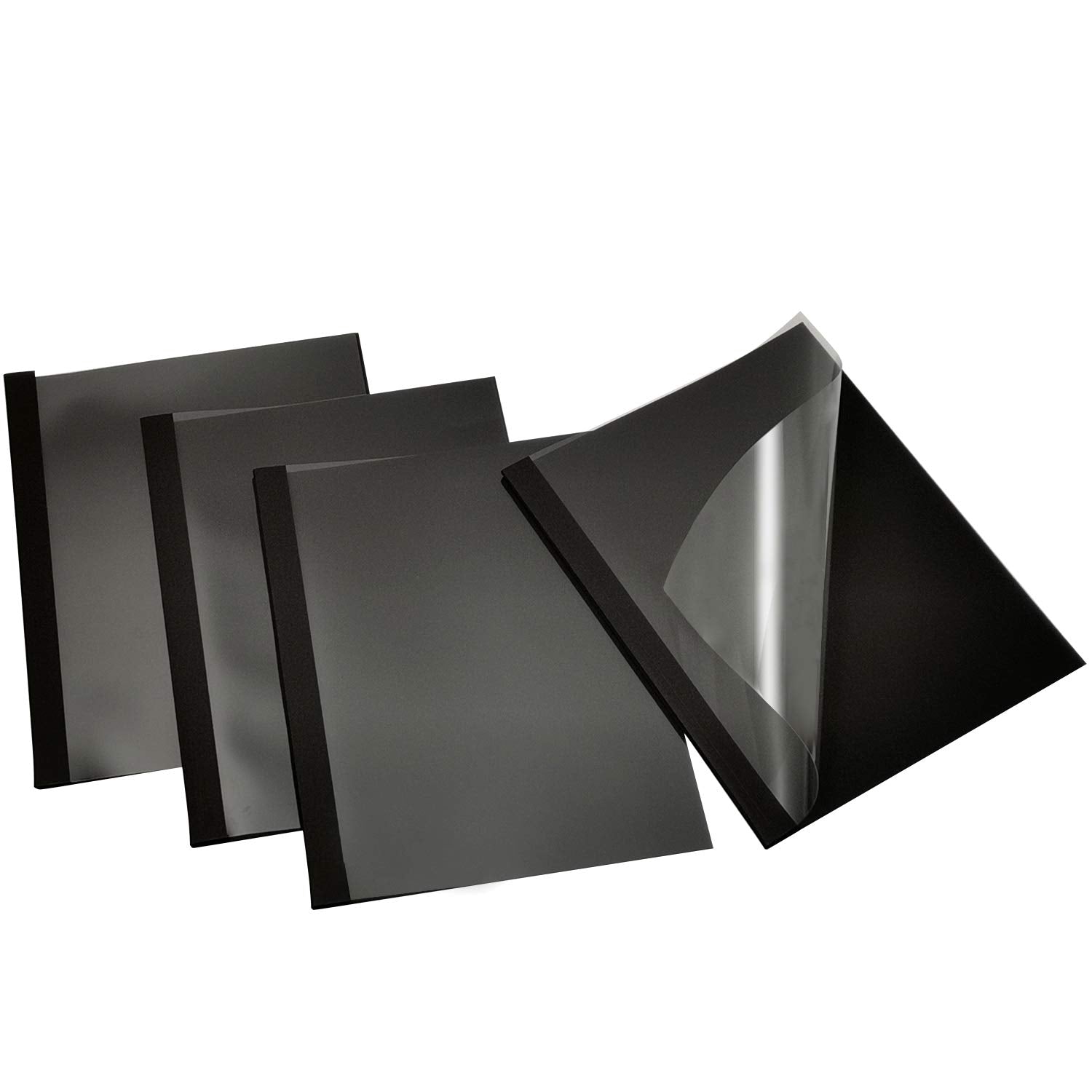 Rayson Tbc4-25-Bk Thermal Binding Covers, 3/16 Inch, Black, Letter Size Holds 38 Sheets, 25 Pack