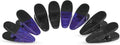 Vip Home Essentials -Thick Plastic Clips With Neodymium Magnet - 3-1/4' Length - Durable Versatile All-Purpose (Smoke Purple)