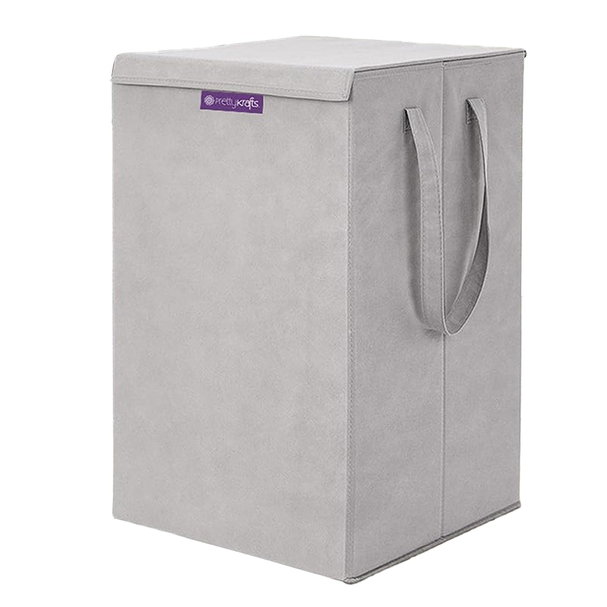Non Woven 75 LTR Laundry Basket for Clothes with Lid | Garment Protector Cover Foldable | Laundry Bag for Clothes | Clothes Bask