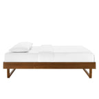 Modway Mod-6214-Wal Billie Queen Wood Platform Bed Frame, Walnut