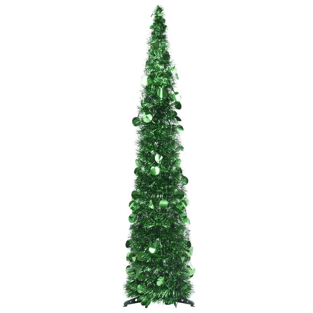 Vidaxl Pop-Up Artificial Christmas Tree Shiny Home Living Room Office Garden Terrance Holiday Ornament Decor Xmas Decoration Black 4 Ft Pet