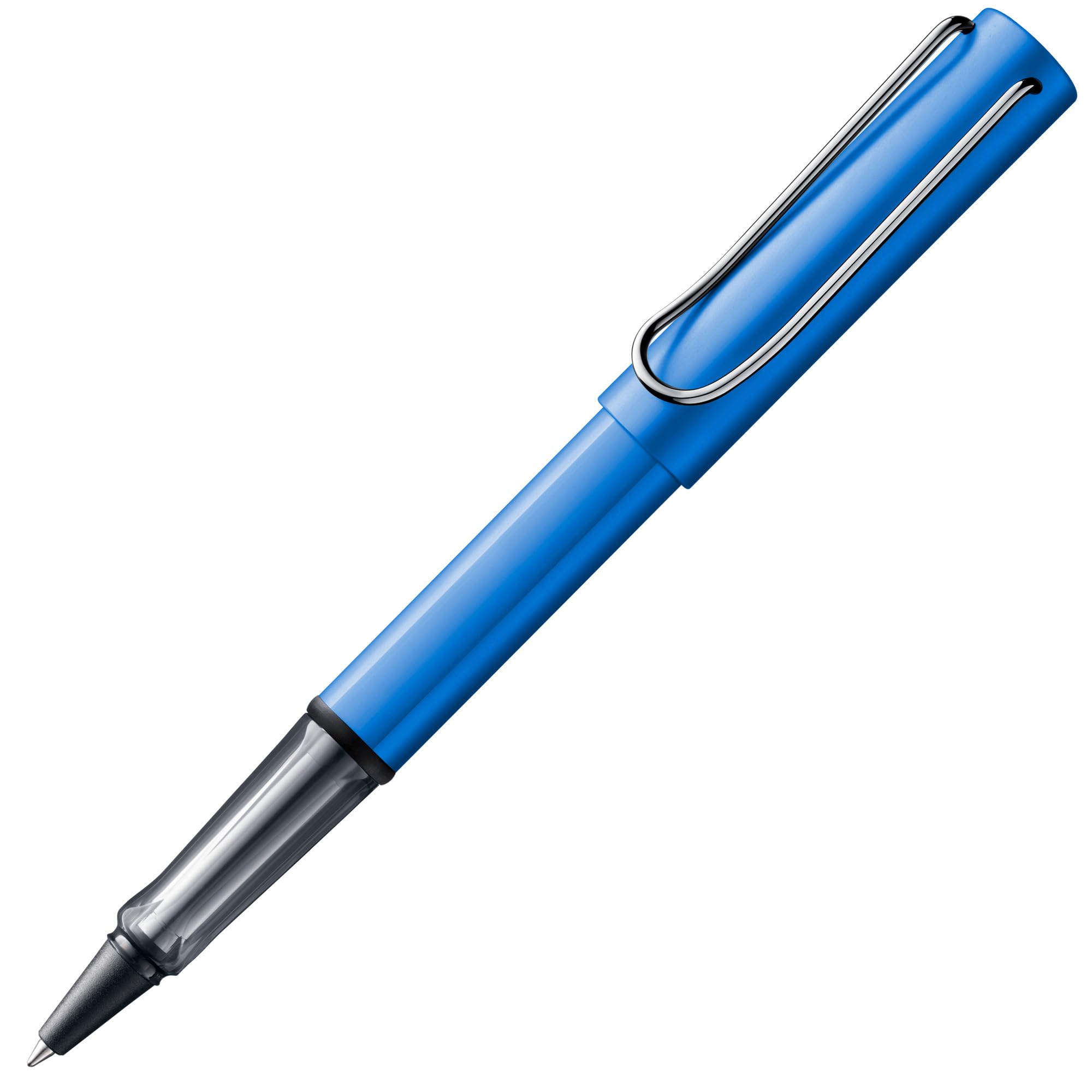 Lamy Al-Star Oceanblue - Rollerball Pen Pen With Transparent, Ergonomic Grip & Line Width M - Lightweight Aluminum Body - Includ
