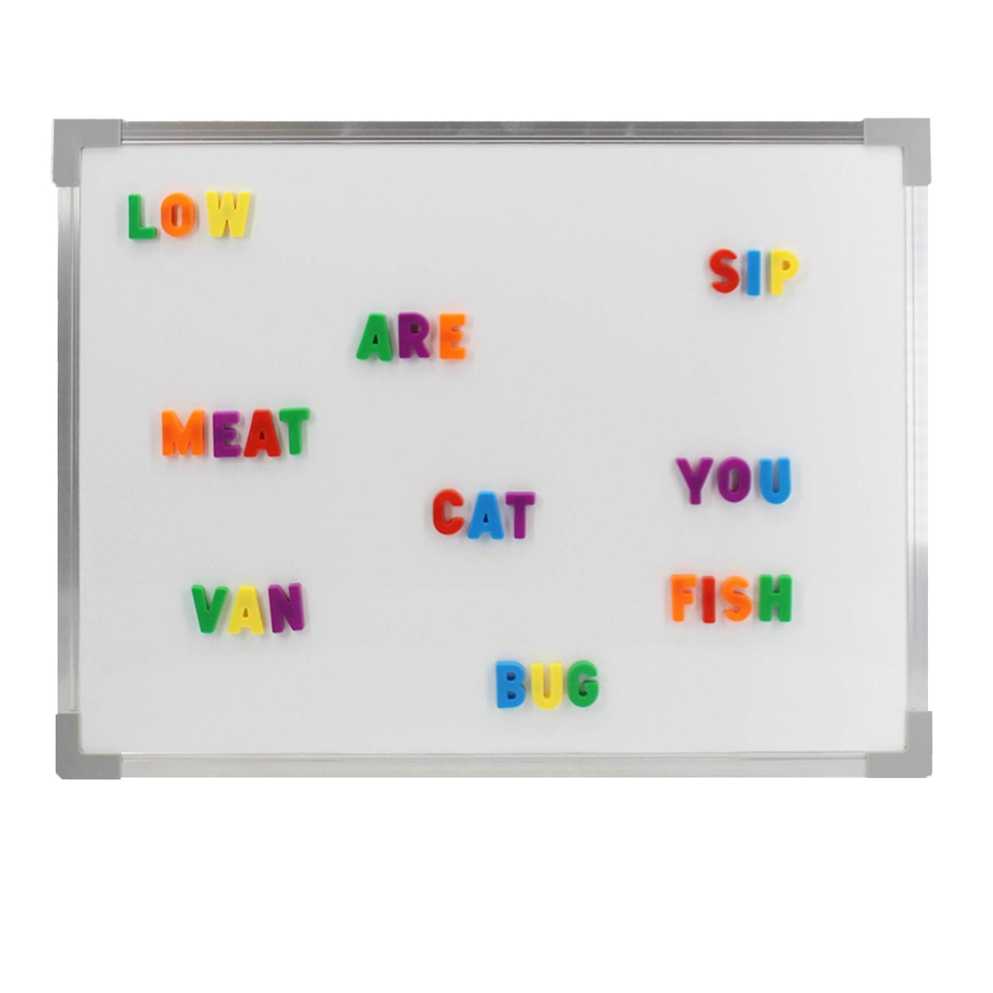 Flipside Products Aluminum Framed White Dry Erase Board, 24 x 36