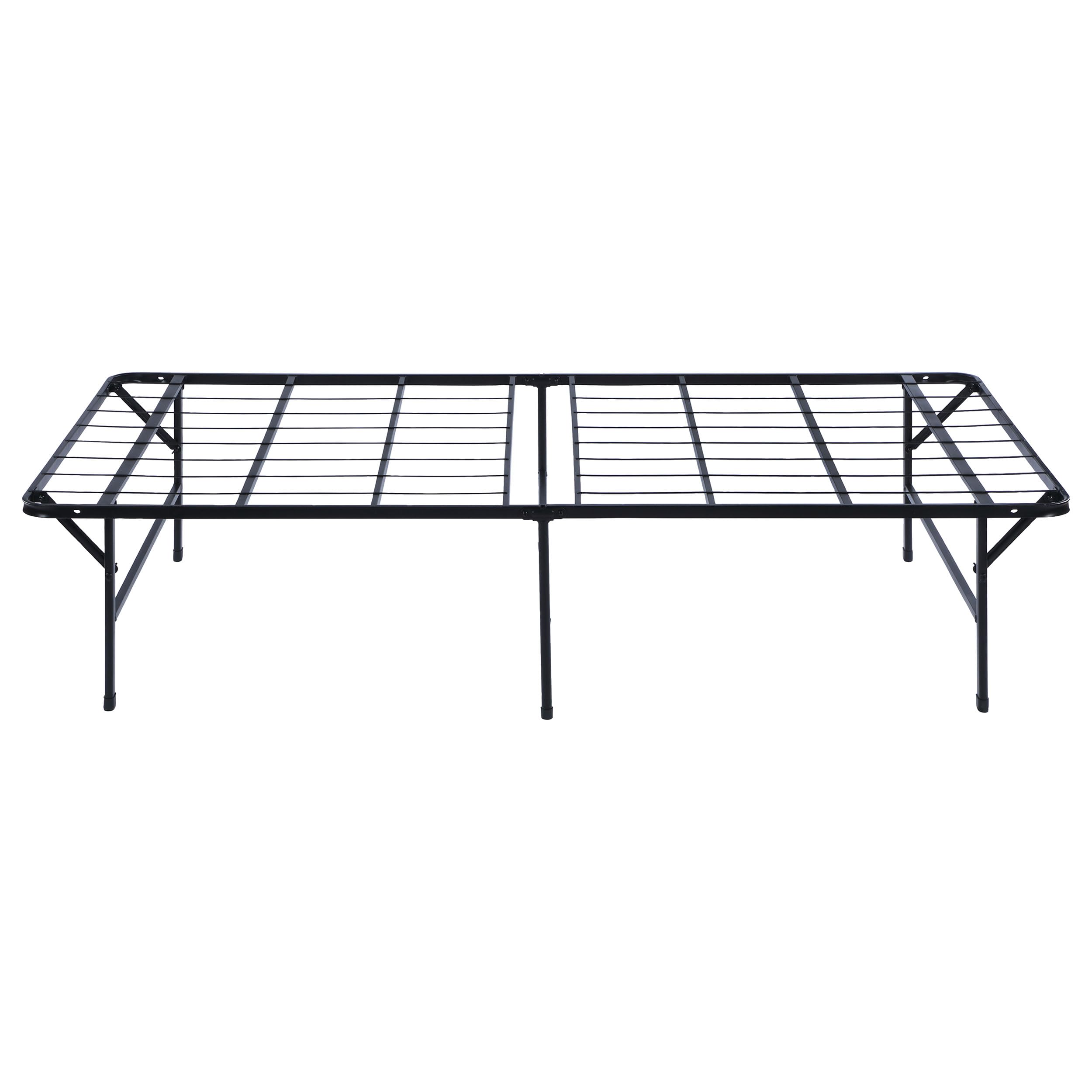 Coaster Home Furnishings Mabel 14 Inch High Twin XL Extra Long Size Heavy Duty Sturdy Steel Foldable Metal Bed Frame Mattress Support Black 305957TL