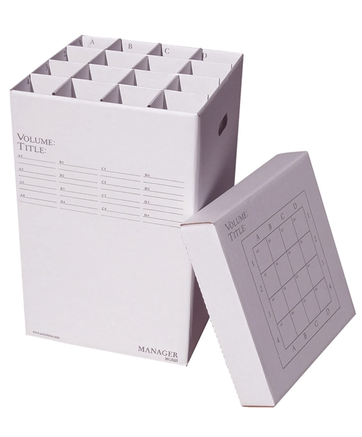 Advanced Organizing Systems AOS Rolling Storage File - Stores Rolled Items up to 24 in Length