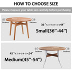 Eiuflka Round Tablecloth Fitted Elastic Tablecloths Indoor Outdoor Washable Reusable Round Table Cover For Kitchen Picnic Party