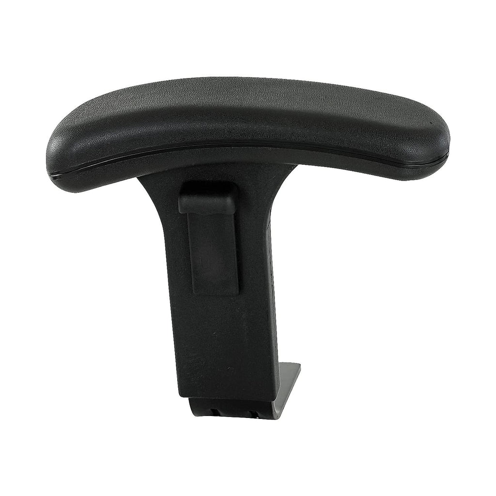Height Adjustable T-Pad Arms For Safco Uber Big & Tall Chairs, Black