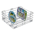 Smartslide Stainless Steel Plate/Thali Basket For Modular Kitchen Trolley, Drawer, Cabinet, Utensils Storage Organizer (21 X 20 