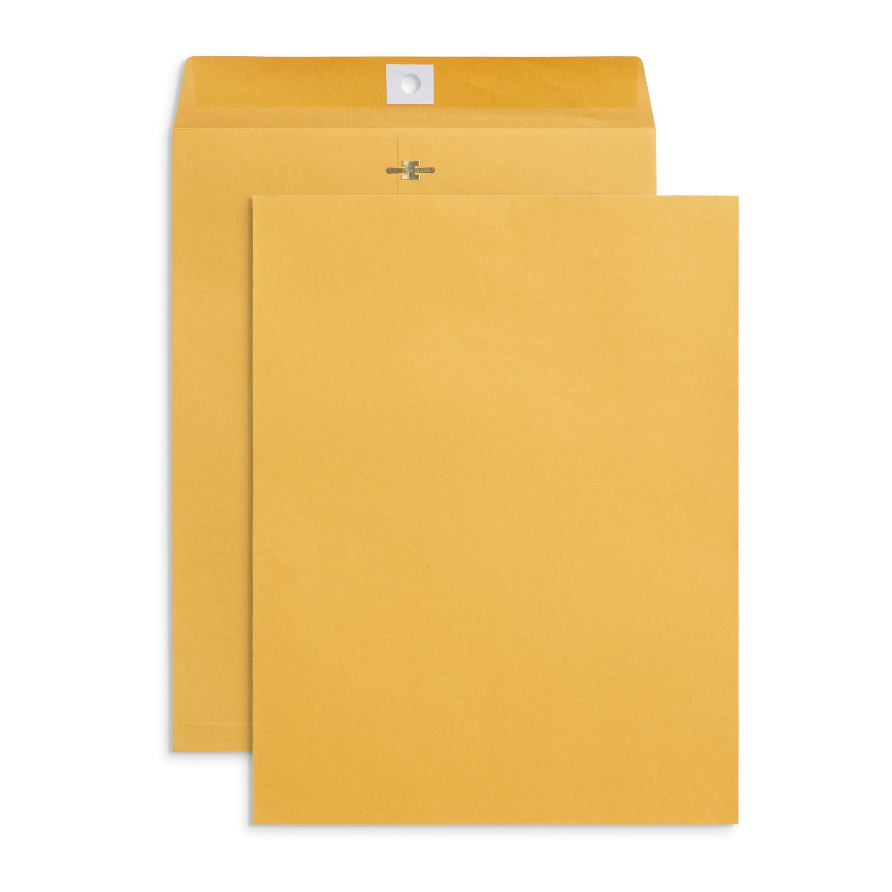 Blue Summit Supplies 100 10    X 13    Clasp Envelopes With Gummed Seal, Large Clasp Mailing Envelopes Made From 28Lb Kraft Pape