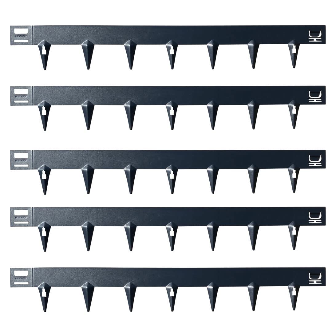 Core Edge Lawn Edging | Flexible Decorative Steel Garden Lawn Edging With 2.5' Face Height | 5X 3.28', 16.25 Linear Feet (Anthr