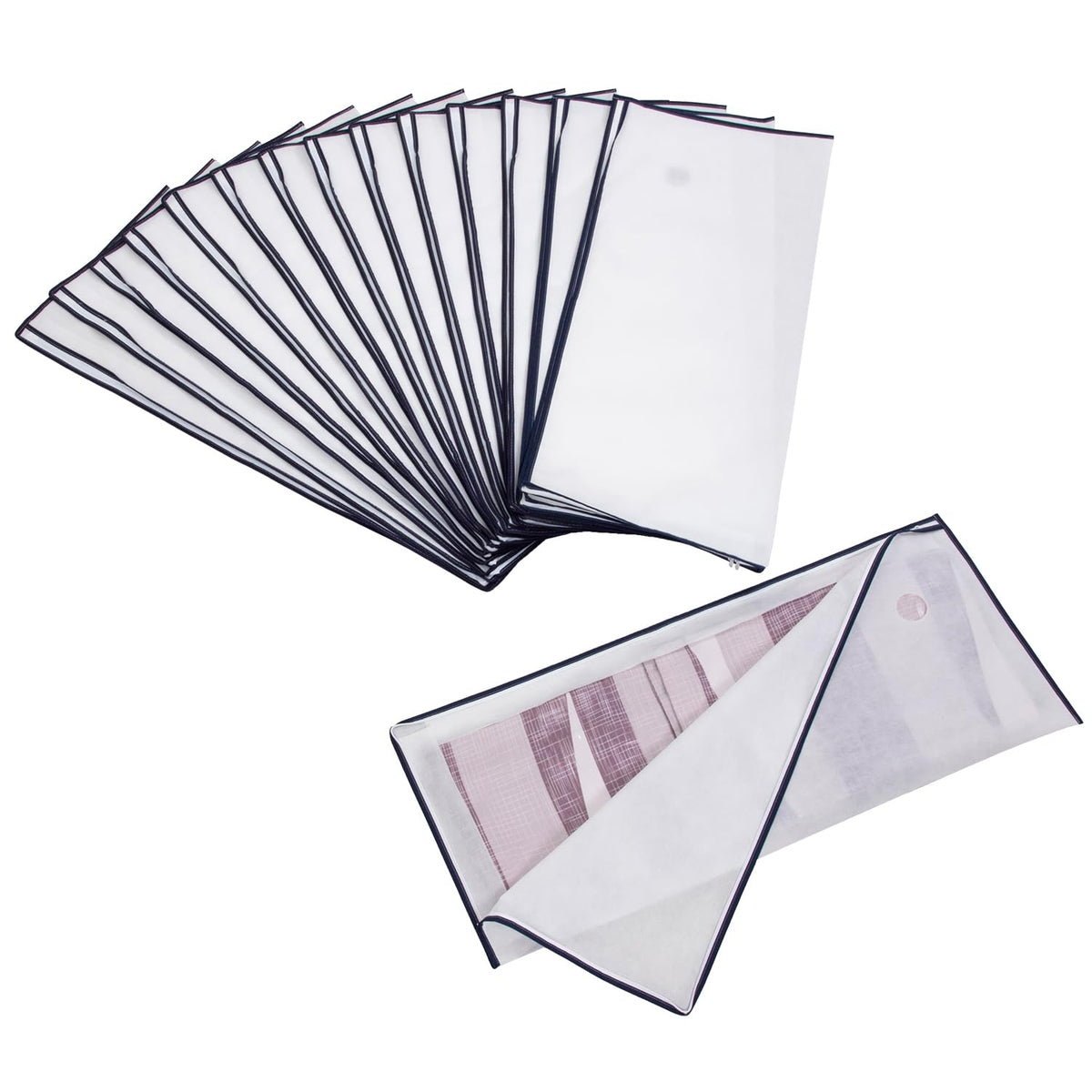 Astro 17315 Kimono Storage Case, 2Way Opening, Set of 15, With Window, Breathable, Nonwoven Fabric, Protects Against Moisture