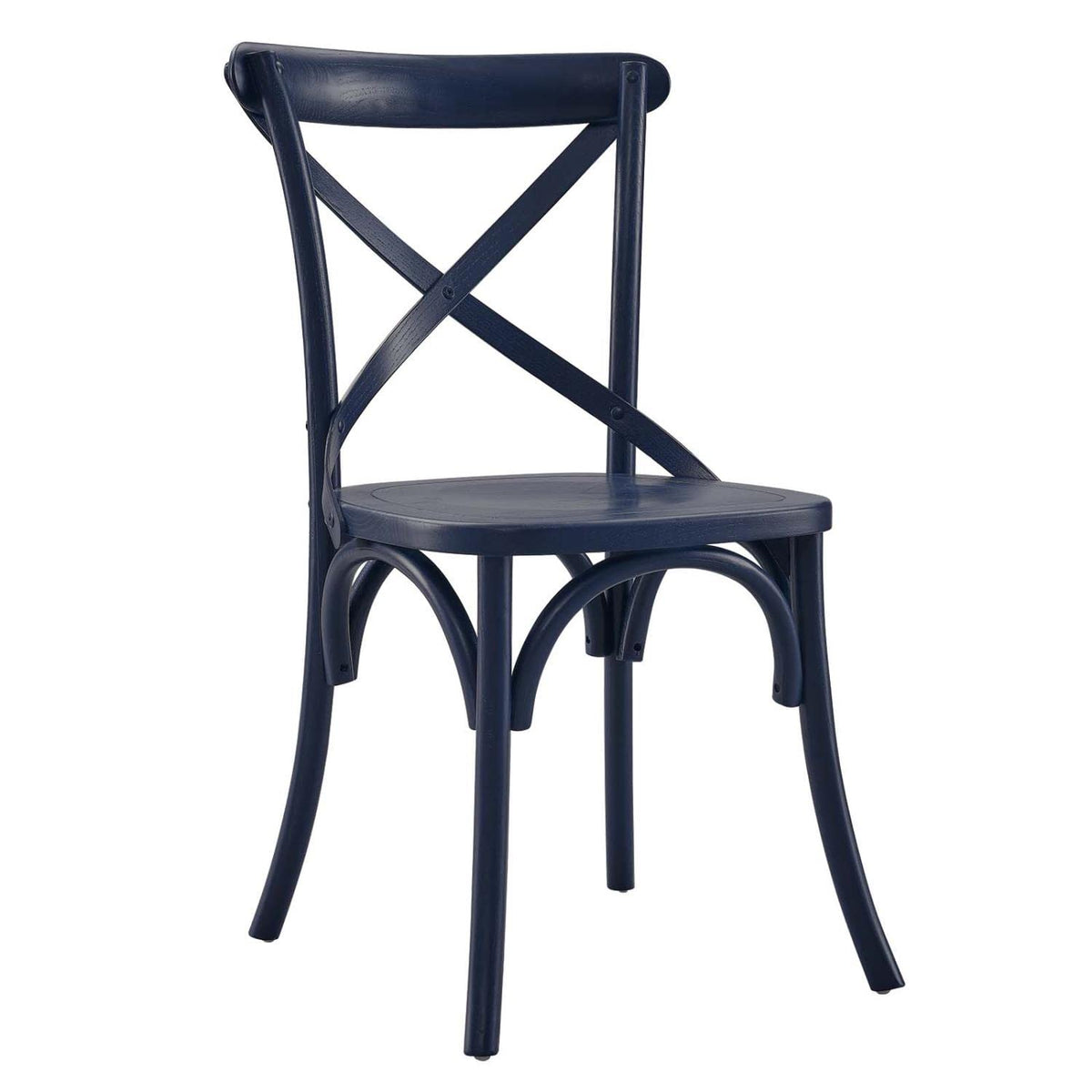 Gear Dining Side Chair In Midnight Blue