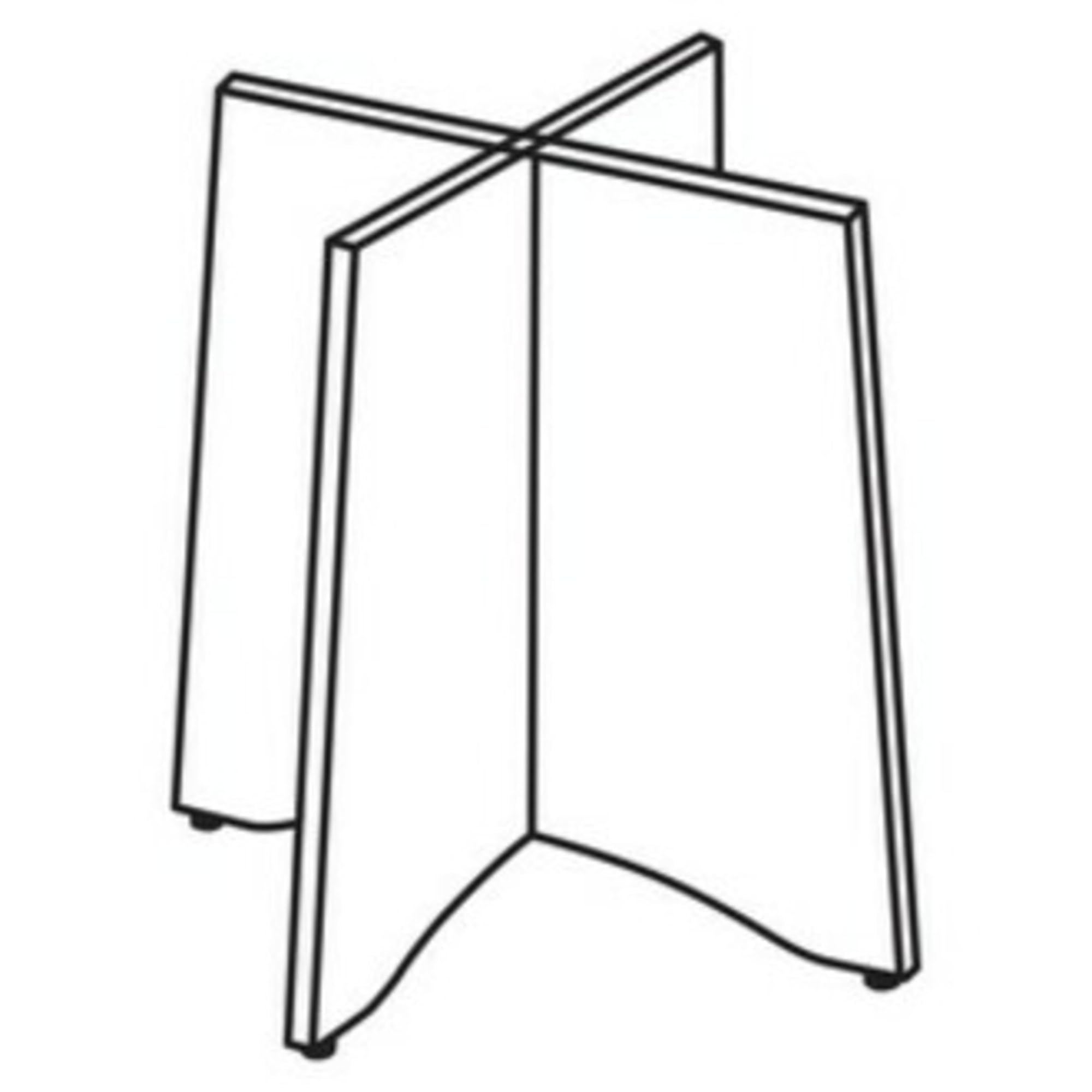 Lorell Wood Base For 42-Inch Or 48-Inch Tabletops, 24 By 24-Inch By 29-Inch, Cherry