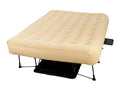 EZ Simpli Comfy Bed Queen Self-Inflating Air Mattress with Built-in Frame, Pump and Wheeled Case, Blow Up Inflatable Air Bed Per