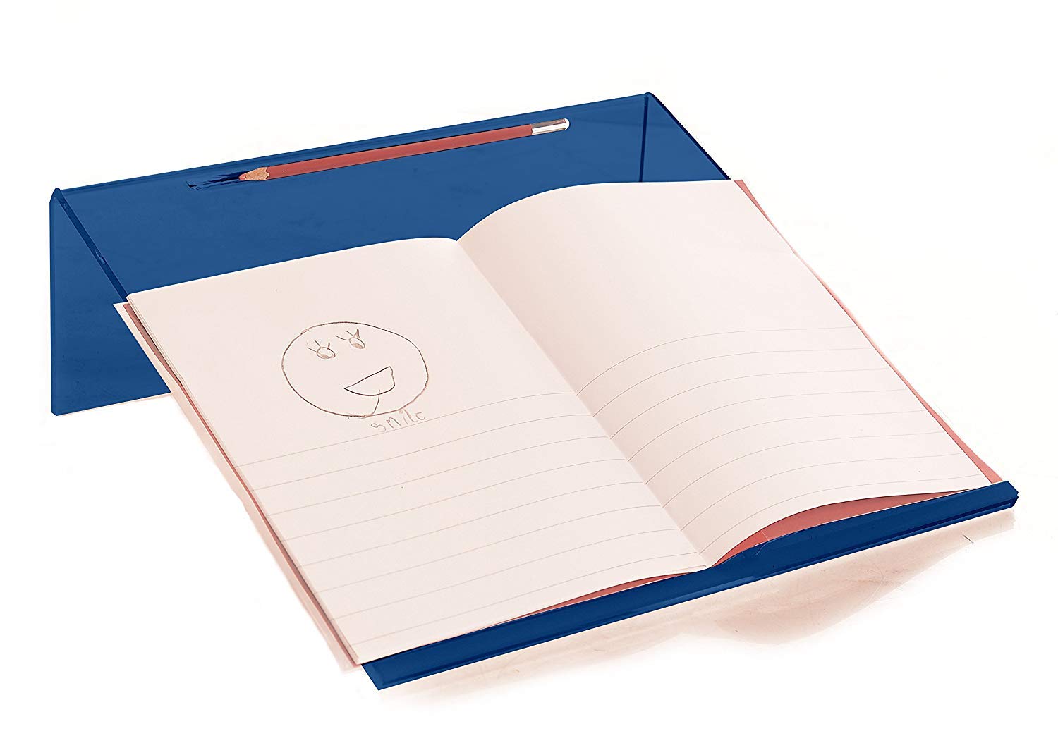 Playlearn Extra Wide Slant Board For Writing - Acrylic, Anti-Slip, Pen Holder - 20 Degree Angle - Ergonomic Writing Slope