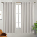Bgment Rod Pocket And Back Tab Blackout Curtains For Bedroom - Thermal Insulated Room Darkening Curtains For Living Room, 2 Window Curtain Panels (42 X 63 Inch, Natural Camel)