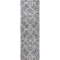 Rizzy Home Alora Decor Lavine 2'6" X 8' Medallion Gray/Lt. Gray/Natural Hand-Tufted Rug