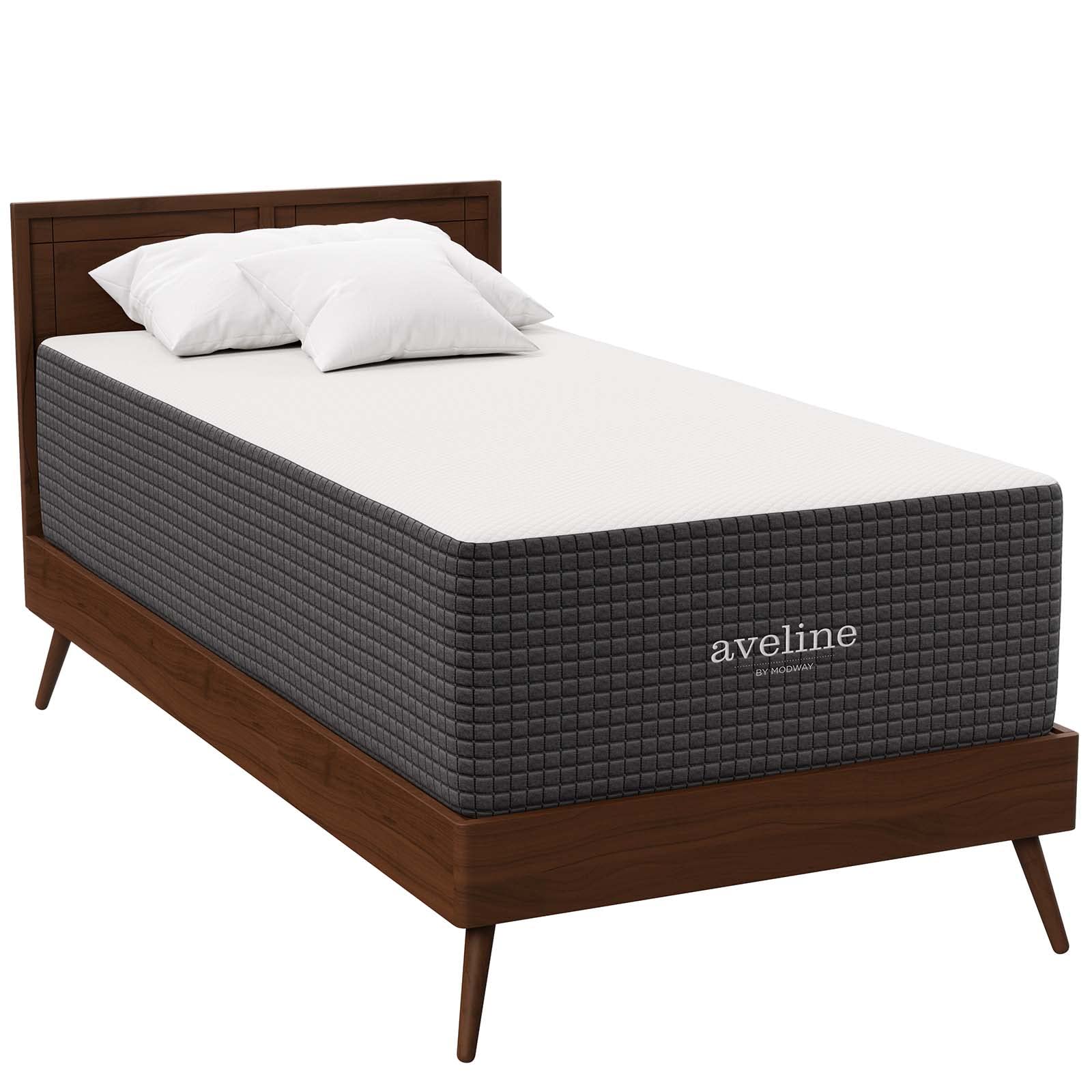 Modway Aveline 16?Gel Infused Memory Mattress with CertiPUR-US Certified Foam Twin Mattress