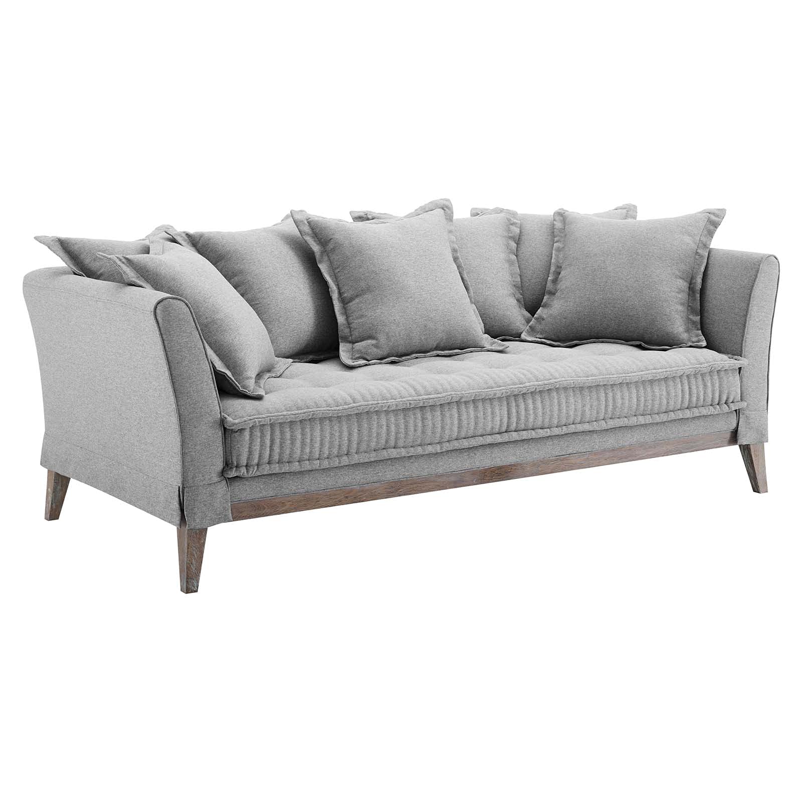 Modway Rowan Sofas, Light Gray