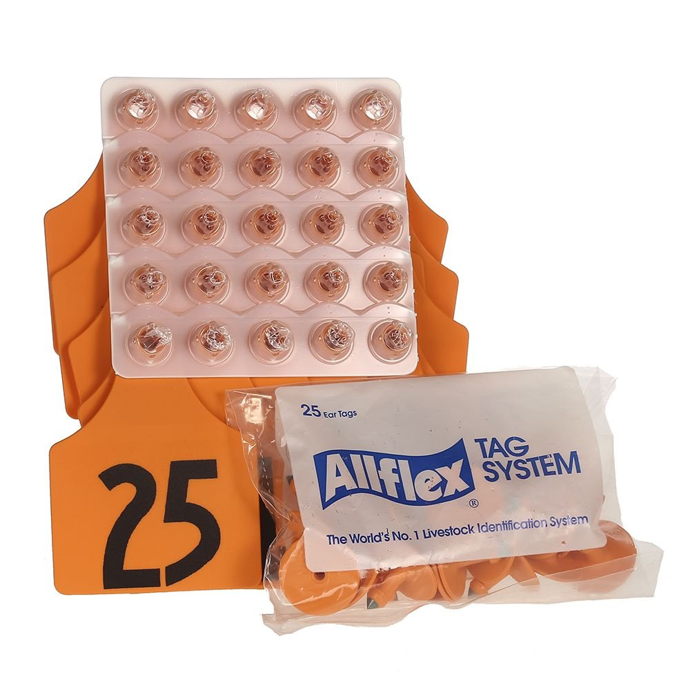 Global Allflex Allflex Orange Maxi 1-25 Tags