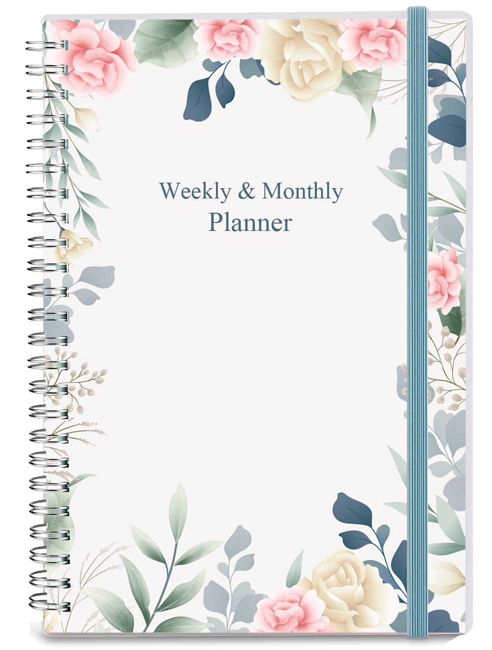 Nokingo Undated Planner For 2024 Or Any Year - Weekly & Monthly Organizer Notebook & Journal To Track Goals, 5.85' X 8.25', Pe