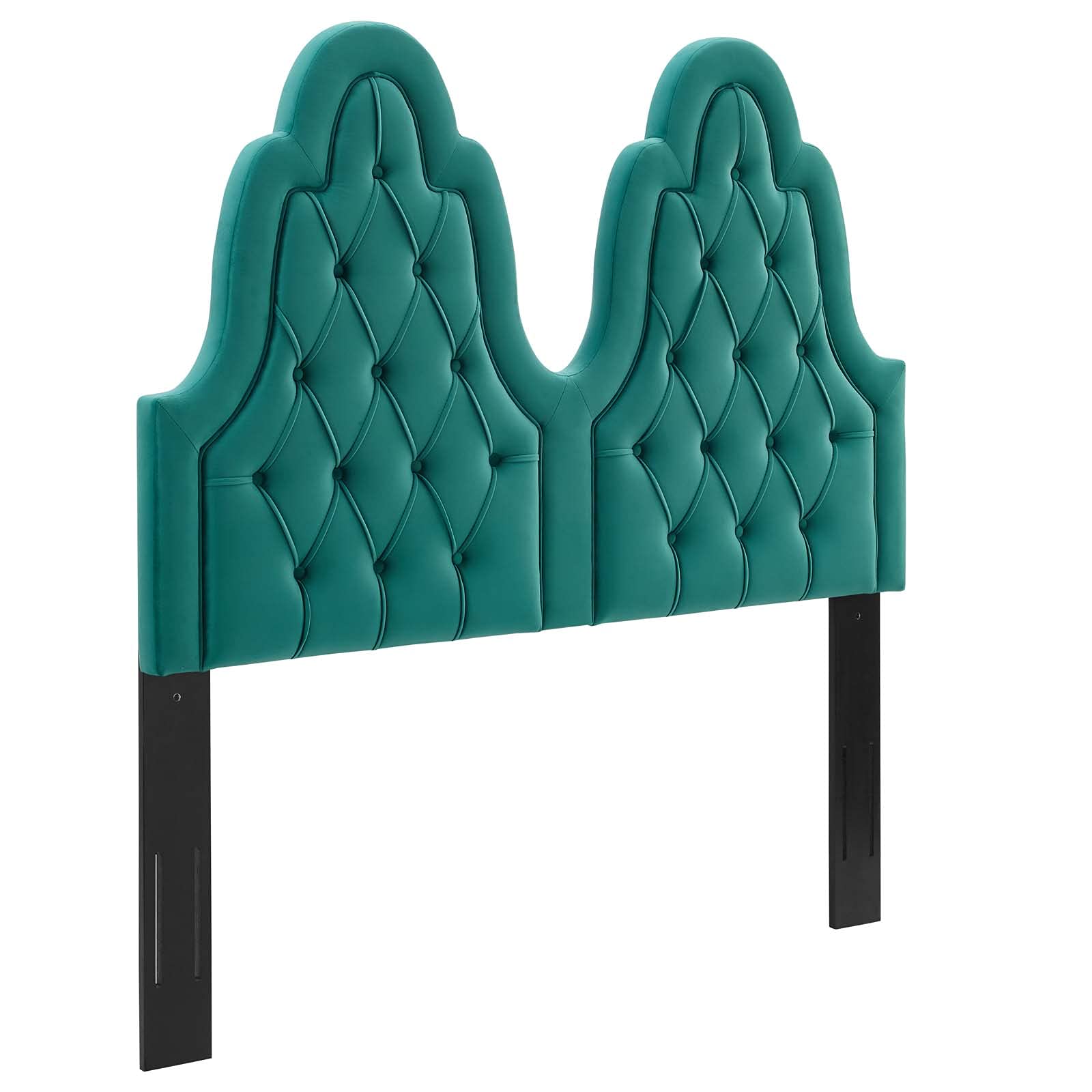 Modway Augustine Tufted Performance Velvet Headboard, King/California King, Teal