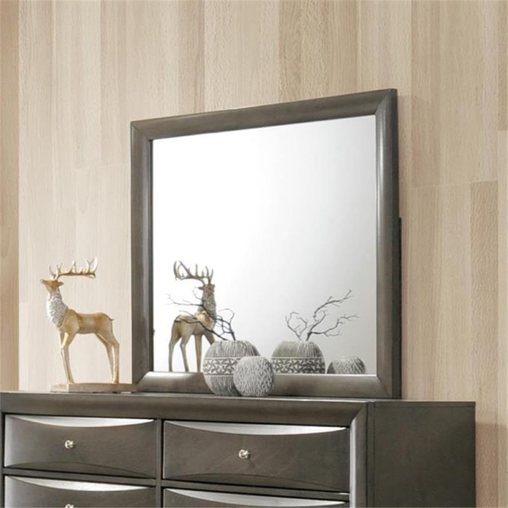 Acme Ireland Mirror in Gray Oak