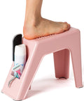Demi's Home Shower Foot Rest - Pedicure Foot Rest - Pink - (Supplies Not Included)