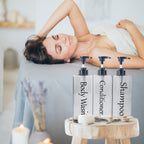 Shampoo And Conditioner Dispenser(Clear, Set Of 3, 27Oz)- Refillable & Emptyshampoo And Conditioner Bottles- Body Wash Dispenser