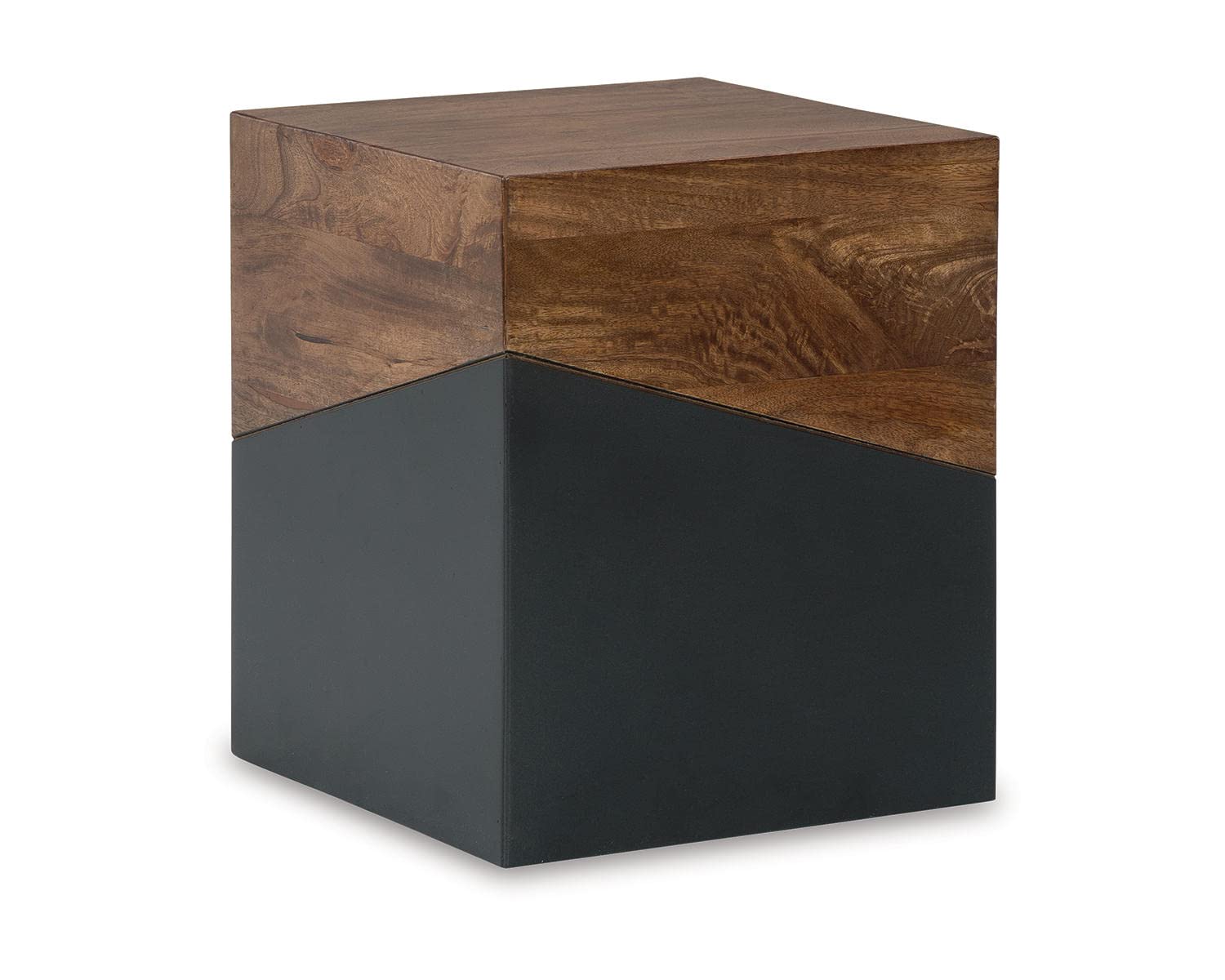 Signature Design by Ashley Trailbend Accent Table, Brown/Gunmetal