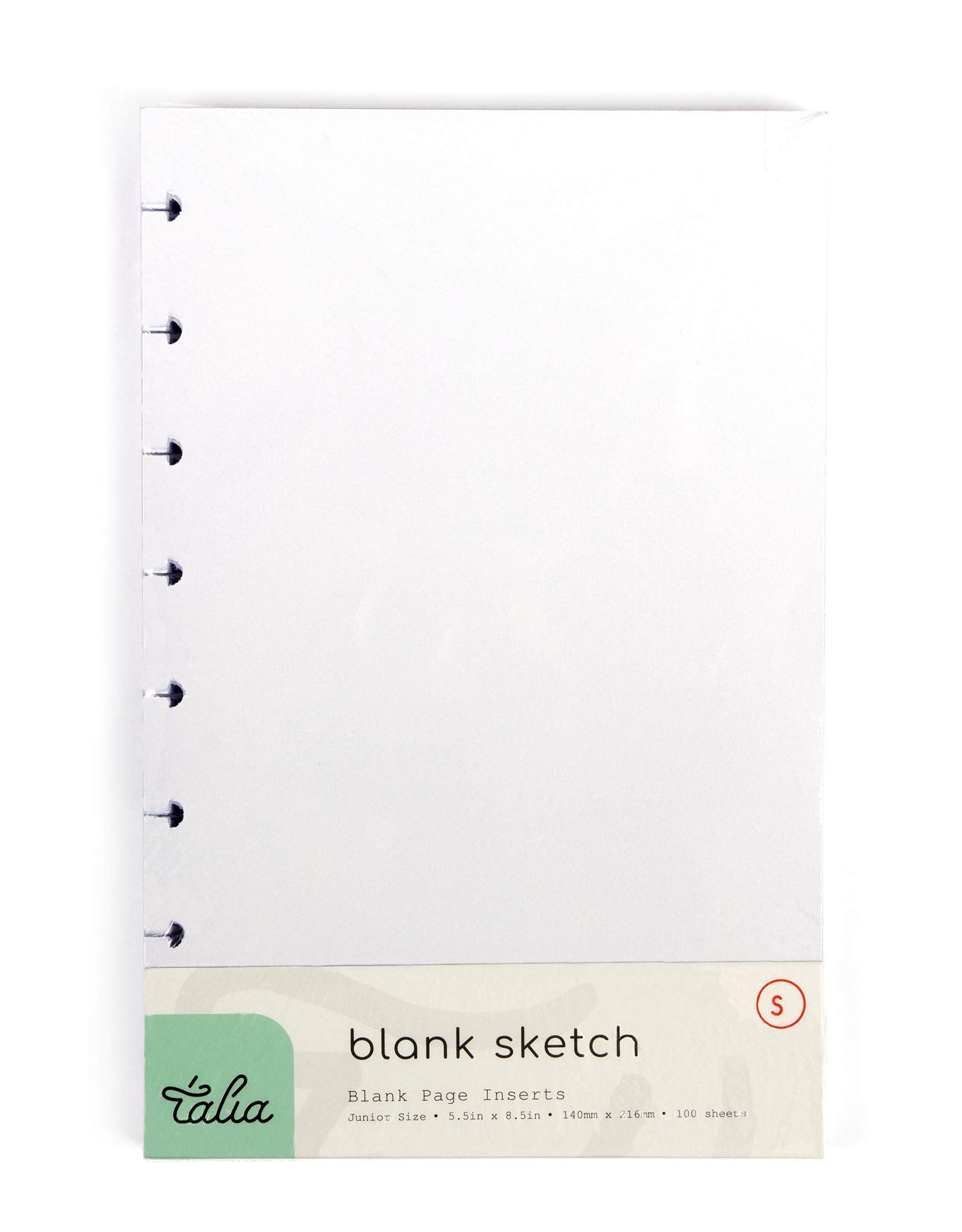 Talia Discbound Notebook Refills (Junior (5.5In X 8.5In), Blank Pages)