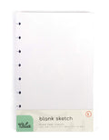 Talia Discbound Notebook Refills (Junior (5.5In X 8.5In), Blank Pages)
