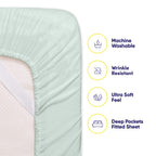 Twin Xl Size Bed Sheets - 4 Piece 1500 Supreme Collection Fine Brushed Microfiber Deep Pocket Twin X-Large Sheet Set Bedding - 1 Extra Pillow Cases, Great Value, Twin Xl, Mint
