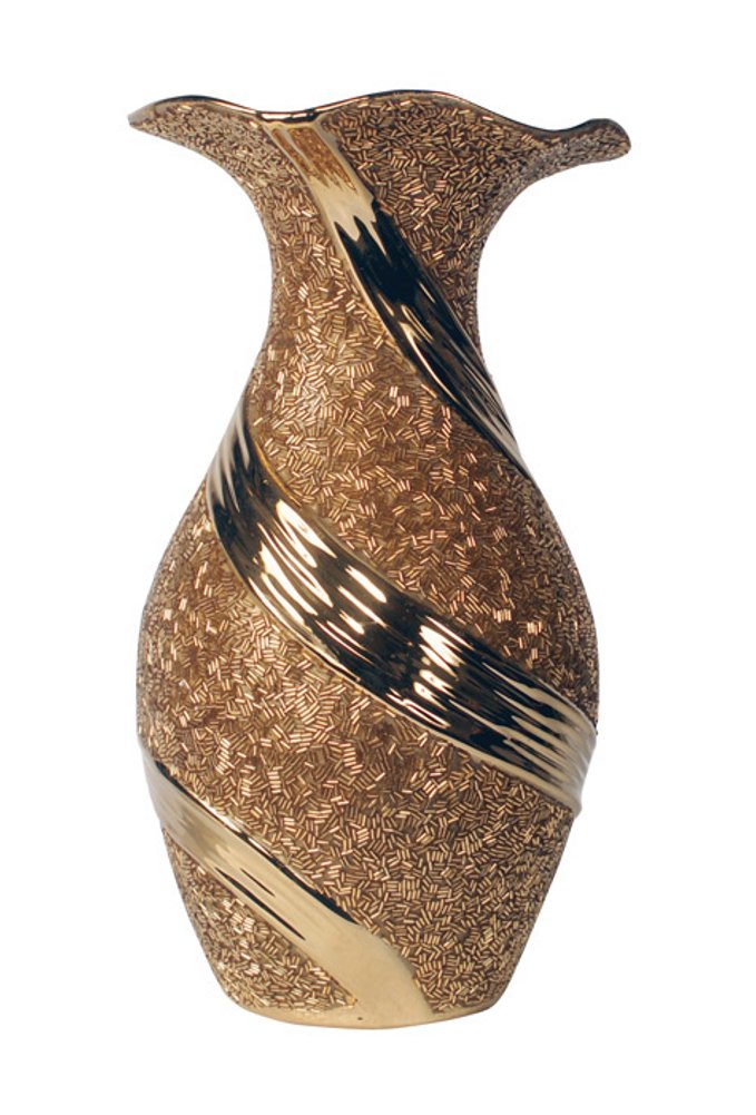 Timeless Reflections By Afd Home 10993587 Large Golden Shimmer Vase